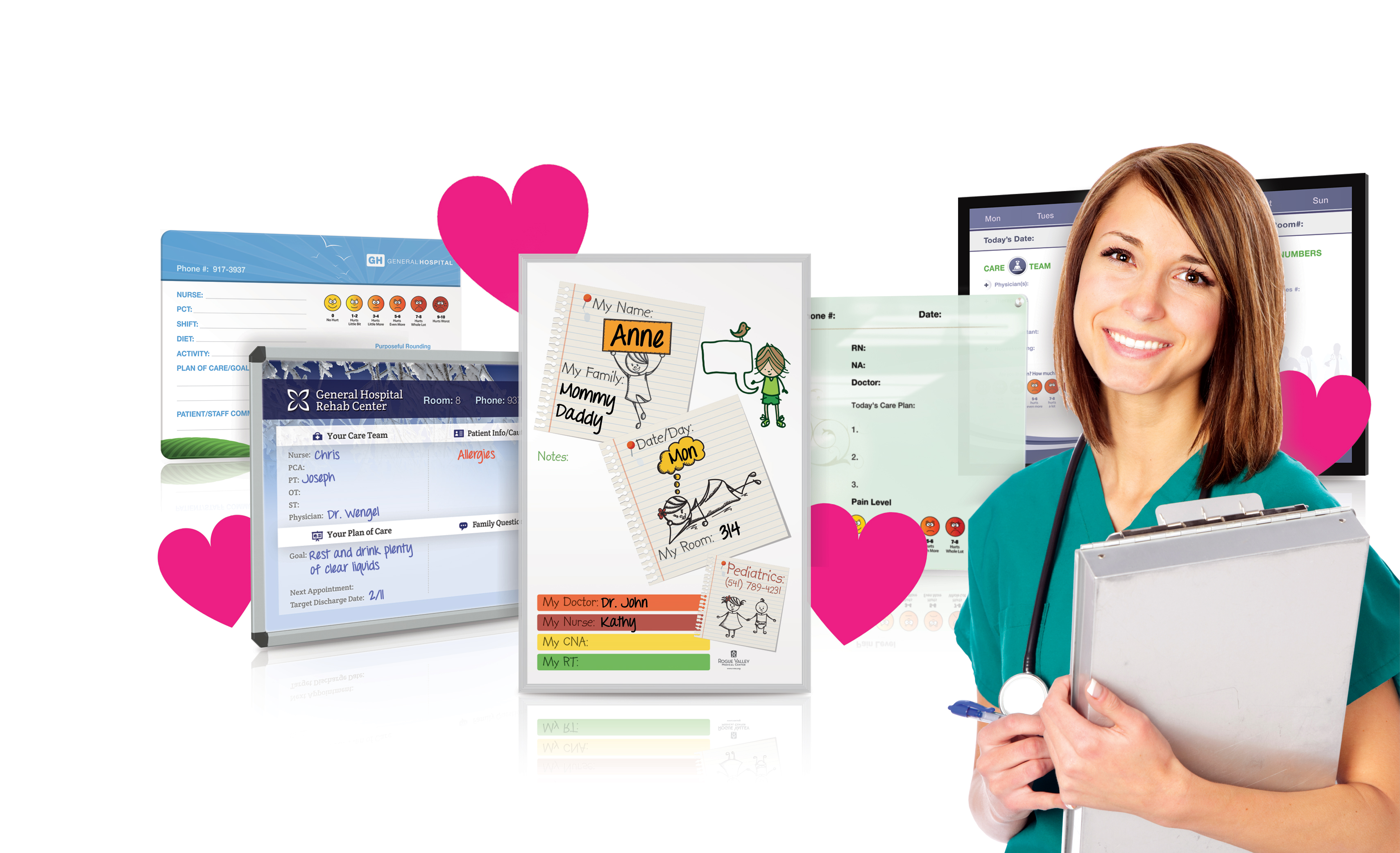 healthcare whiteboards